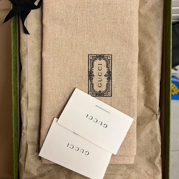 NIB 100% Authentic Gucci Interlocking GG Slides Red White Green $450 - Picture 8 of 9